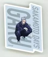 楽 ステッカー 「SAKAMOTO DAYS in ナンジャタウン 潜入ミッション遂行せよ! 第2弾」 ミニゲーム 神々廻と大佛のかつ丼注文 C賞