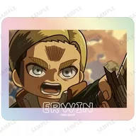 エルヴィン・スミス ゆるコマ オーロラステッカー 「TVアニメ 進撃の巨人」