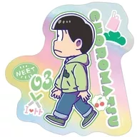 チョロ松 ちびとこ オーロラステッカー 「おそ松さん」