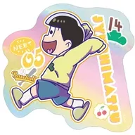 十四松 ちびとこ オーロラステッカー 「おそ松さん」