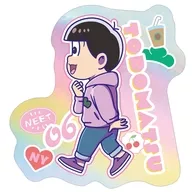 トド松 ちびとこ オーロラステッカー 「おそ松さん」