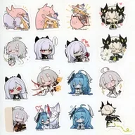 集合 ステッカーセット 「DUET NIGHT ABYSS」 東京ゲームショウ2025 スタンプラリー景品