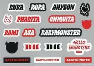 [単品] BABYMONSTER ステッカーシート 「Blu-ray 2025 BABYMONSTER 1st WORLD TOUR ＜HELLO MONSTERS＞ IN JAPAN ～2025.04.13 K-ARENA YOKOHAMA～ 完全生産限定盤」 同梱特典