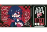 ヴォックス・アクマ(ミニ妖怪奇譚ver.) チケット風ホロステッカー 「バーチャルYouTuber にじさんじ NIJISANJI EN×Garten of Banban×台場怪奇学校」
