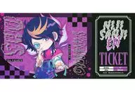 闇ノシュウ(ミニ妖怪奇譚ver.) チケット風ホロステッカー 「バーチャルYouTuber にじさんじ NIJISANJI EN×Garten of Banban×台場怪奇学校」