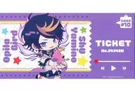 闇ノシュウ(ミニ通常ver.) チケット風ホロステッカー 「バーチャルYouTuber にじさんじ NIJISANJI EN×Garten of Banban×台場怪奇学校」