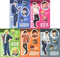 全5種セット ステッカーシート 「くじラック 忘却バッテリー 青春の本棚～野球部員たちの読書じかん～」 I賞