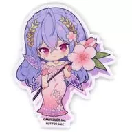 梢桃音(花の妖精ver.) ミニキャラステッカー 「バーチャルYouTuber にじさんじ いずれ菖蒲か杜若×HANA・BIYORI」 花みくじ購入特典