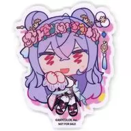 梢桃音(花冠ver.) ミニキャラステッカー 「バーチャルYouTuber にじさんじ いずれ菖蒲か杜若×HANA・BIYORI」 花みくじ購入特典