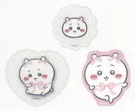 ちいかわ(リボン) Go!HARAJUKU スマホに貼れるサイズの3枚セットステッカー 「ちいかわ なんか小さくてかわいいやつ」