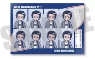結城哲也 れとぽぷ 第2弾 証明写真風ステッカー 「ダイヤのA actII-SS-」