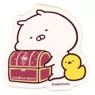 うさまる＆ひよこ(宝箱うさまるとひよこ) ステッカー 「うさまる展～usamaru’s treasure box～」