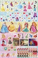 集合 はなやかシール 「ディズニー」 ディズニープリンセスらぶ＆きゅーと 2025年12月号綴じ込み付録