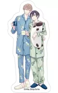 咲原拓海＆深森雪弥 緋汰しっぷ先生 描き下ろし パジャマver. ダイカットステッカー 「スノーホワイトの毒に染む」