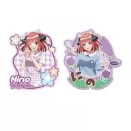 2.中野二乃 トラベルステッカーセット 「五等分の花嫁*」