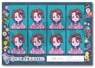Q.山田リョウ 証明写真風ステッカー にゅ～とろ 「KING OF PRISM -Your Endless Call- み～んなきらめけ!プリズム☆ツアーズ!」