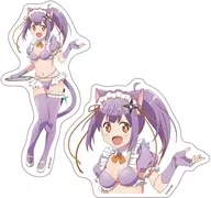 草隠さとこ ダイカットステッカーセット 猫耳水着メイドver.【描き下ろし】 「忍者と殺し屋のふたりぐらし」