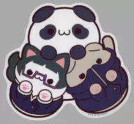 禪院真希＆狗巻棘＆パンダ 「呪術廻戦 MEGA CAT PROJECT 呪術ニャンコ BIGステッカーニャ!」
