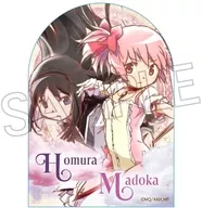 鹿目まどか＆暁美ほむら ヴィンテージシリーズ ステッカー 「魔法少女まどか☆マギカ」