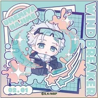 梅宮一 ぱすてるぽっぷ ホロステッカー 「WIND BREAKER」