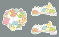 集合(ウォールステッカー/横並び) ペーパーコレクション 「一番くじ すみっコぐらし ～すみっコと夜のひとやすみ～」 I賞