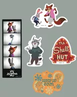 セットA(パウバート他) ステッカーセット 「Happyくじ ズートピア2」 K賞