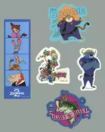 セットH(ボゴ署長他) ステッカーセット 「Happyくじ ズートピア2」 K賞