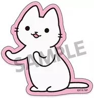 シロネコ アクリルステッカー 「うごく!ねこむかしばなし」