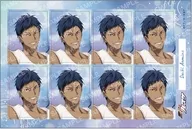 E.青峰大輝 証明写真風シール 雨上がり 「黒子のバスケ」