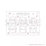 C.ふわりんましゅ ハーフカットステッカー 「ふわりんましゅ」