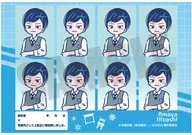 甘矢一詩 れとぽぷ 証明写真風ステッカー 「SANDA」