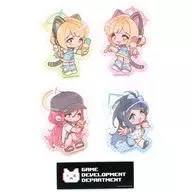 集合 描きおろしステッカーセット(ゲーム開発部) 「ブルーアーカイブ」 Yostar Shop描きおろしグッズ