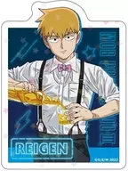 02.霊幻新隆 ホログラムステッカー Ver. ラウンジカフェ 「モブサイコ100 III」