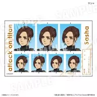 サシャ・ブラウス 証明写真風ステッカー 「進撃の巨人」
