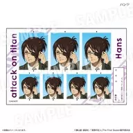 ハンジ・ゾエ 証明写真風ステッカー 「進撃の巨人」