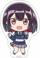 優谷優 デフォルメver. ダイカットステッカー 「ばっどがーる」