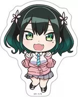 瑠璃葉るら デフォルメver. ダイカットステッカー 「ばっどがーる」