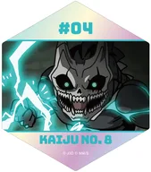 怪獣8号 ゆるコマ オーロラステッカー 「怪獣8号」