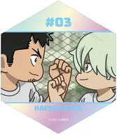 日比野カフカ＆市川レノ ゆるコマ オーロラステッカー 「怪獣8号」
