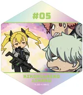 四ノ宮キコル＆市川レノ＆古橋伊春 ゆるコマ オーロラステッカー 「怪獣8号」