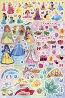 集合 おしゃれシール 「ディズニー」 ディズニープリンセス らぶ＆きゅーと 2026年2月号 綴じ込み付録