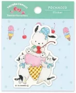 ポチャッコ ステッカー 「トコロコムギ×サンリオキャラクターズ」