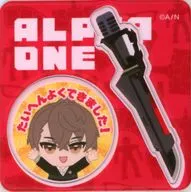 加賀美ハヤト(レッド) 「バーチャルYouTuber にじさんじ 加賀美ハヤト 1st One Man Live “ALPHA ONE” カプセルトイ ぬいデコシール」