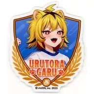 うる虎がーる ステッカー 「バーチャルYouTuber あおぎり高校×南葛SC コラボ記念グッズ」