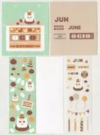 [単品] ジュン(SEVENTEEN) ステッカーセット(5種セット) 「HAPPY JUN DAY BIRTHDAY BOX VER.2」 同梱品