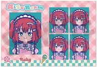 A.黒澤ルビィ(AiScReam) にゅ～とろ 証明写真風ステッカー 「ラブライブ!シリーズ」