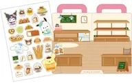 [再販予約] まちのパン屋さん エンジョイステッカーセット 「サンリオキャラクターズ」