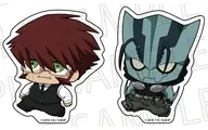 A.クラウス・V・ラインヘルツ＆ツェッド・オブライエン ぷちてく ステッカーセット 「血界戦線」