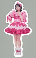 小泉遥香(超ときめき宣伝部) メンバーソロの型抜きステッカー 「CD ときめきえがお」 応援店購入特典