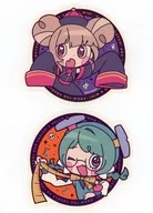 名取さな＆さえきやひろ 名取とやひろのウキウキハロウィンステッカーセット 「バーチャルYouTuber 名取とやひろのHELLO＆WIN! ～ゆりかごから墓場まで～」